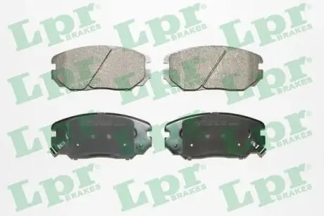 Комплект тормозных колодок, дисковый тормоз LPR 05P1599
