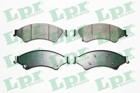 Комплект гальмівних колодок, дискове гальмо LPR 05P1768