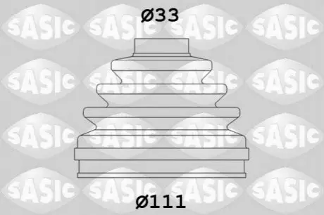 Комплект пылника, приводной вал SASIC 2933993
