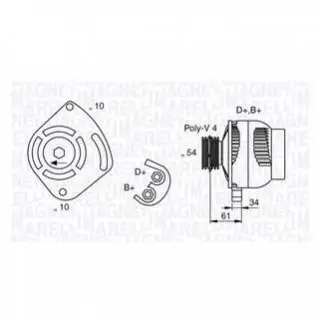 MM Генератор (шт.) MAGNETI MARELLI MAN7030