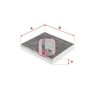 Фільтр салону Land Rover 16-/Range Rover/Lexus ES/RX 12-/Toyota Camry/Corolla/Rav4 06- (вугільний) SOFIMA S4266CA