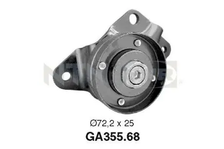 Натяжний ролик, поліклиновий ремінь SNR NTN GA355.68