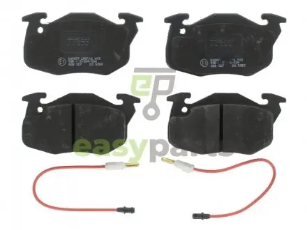 Гальмiвнi колодки дисковi Citroen C4/Peugeot 307 03- TRW GDB327