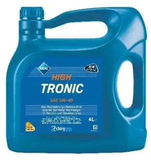Олива двигуна 4L HighTronic 5W40 (DE) (VW 502 00/505 00/505 01 MB 229.31 Ford WSS-M2C917-ARenault RN0700/ RN0710 Fiat 9.55535 S2) ARAL 154FE7