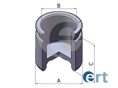 Поршень, корпус скобы тормоза ERT 151141-C (фото 1)