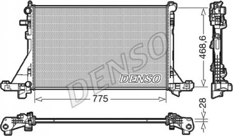 Радиатор Master / Movano / NV400 "10>> DENSO DRM23112 (фото 1)