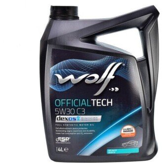 OFFICIALTECH 5W30 C3 LL III 4Lx4 (НОВЫЙ) Wolf 1048180