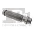 FISCHER I.L. Эластичная гофра 52x272 мм 52.5 x 190.0 x 272.0 мм труба 1x25 1x67 plus flans Fischer Automotive One (FA1) VW452272 (фото 1)
