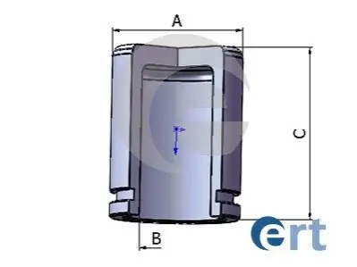 Поршень супорта TOYOTA YARIS 99- ERT 150803-C