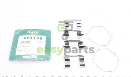 Планка супорта (переднього) прижимна (к-кт) Mazda 626 91-02 (Akebono) FRENKIT 901158