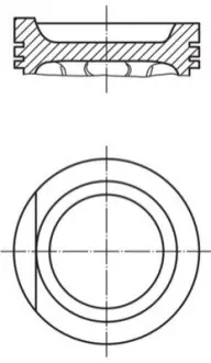 Поршень Mahle AUDI/SEAT/VW 1,8i 86-00 MAHLE / KNECHT 0347800