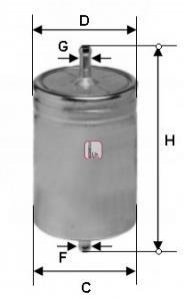 Топливный фильтр SOFIMA S1611B (фото 1)