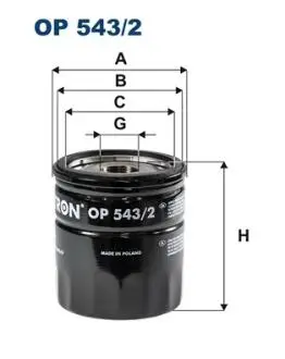 Фiльтр масляний FILTRON OP5432