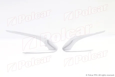 Накладка решітки бампера лівий+правий Polcar 57C22712