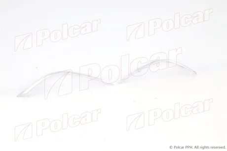 Накладка решетки бампера левый+правый Polcar 60M227-5