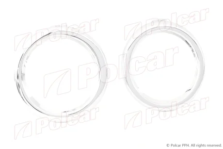 Рамка фары противотуманной левый + правый Polcar 60A12720