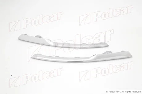 Накладка решітки бампера лівий+правий Polcar 57C32751