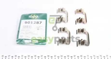 Планка супорта (переднього) прижимна (к-кт) Chevrolet Lacetti/Aveo 1.2-2.0D 05- (Akeb/Dac) FRENKIT 901287