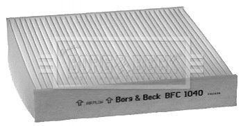 Фільтр, повітря у внутрішньому просторі BORG & BECK BFC1040