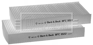 Фильтр, воздух во внутренном пространстве BORG & BECK BFC1022