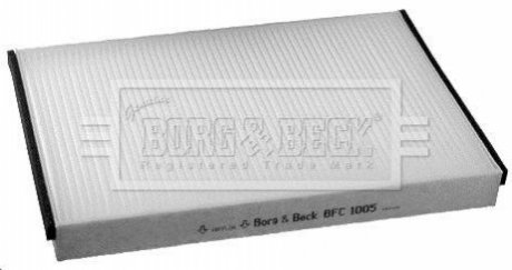 Фильтр, воздух во внутренном пространстве BORG & BECK BFC1005