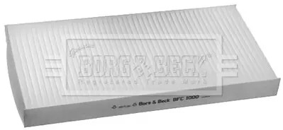 Фильтр, воздух во внутренном пространстве BORG & BECK BFC1000