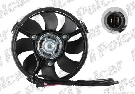 Вентилятор с корпусом / кронштейном Polcar 132423W2-Q