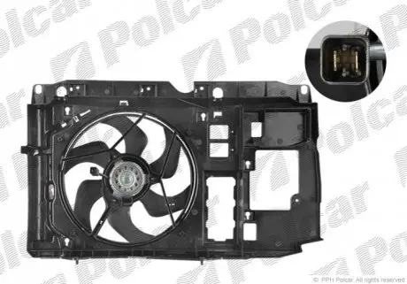 Вентилятор с корпусом / кронштейном Polcar 235123W1