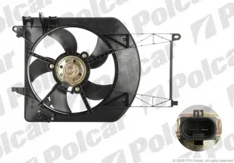 Вентилятор с корпусом / кронштейном Polcar 300623W3