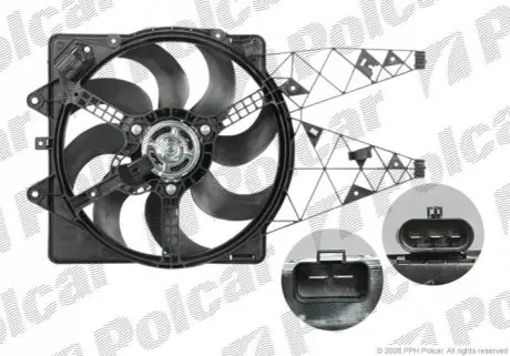 Вентилятор с корпусом / кронштейном Polcar 302423W4