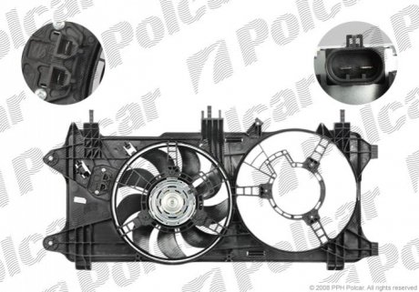 Вентилятор с корпусом / кронштейном Polcar 304123W2