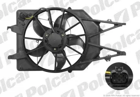 Вентилятор з корпусом / кронштейном Polcar 320123W2