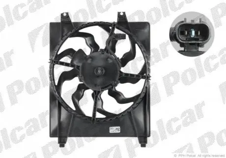 Вентилятор с корпусом / кронштейном Polcar 405123W3