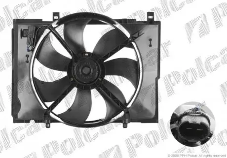 Вентилятор с корпусом / кронштейном Polcar 500223W4