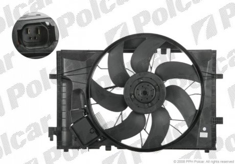 Вентилятор с корпусом / кронштейном Polcar 500323W1 (фото 1)