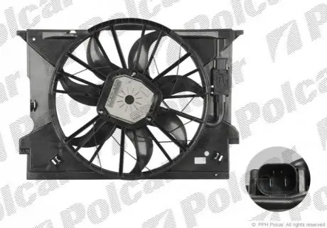 Вентилятор с корпусом / кронштейном Polcar 501623W1
