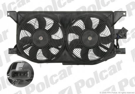 Вентилятор с корпусом / кронштейном Polcar 504423W2 (фото 1)