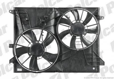 Вентилятор з корпусом / кронштейном Polcar 556523W1 (фото 1)