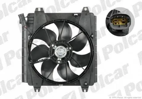 Вентилятор с корпусом / кронштейном Polcar 571623W3