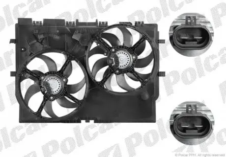 Вентилятор с корпусом / кронштейном Polcar 577023W2X
