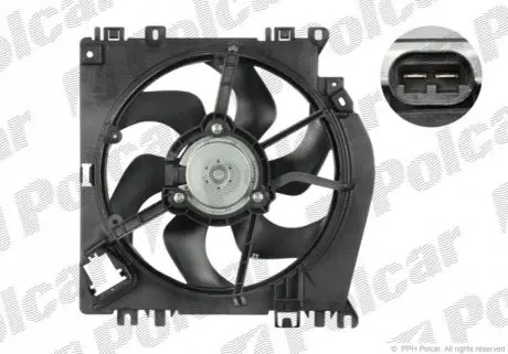 Вентилятор с корпусом / кронштейном Polcar 601623W1