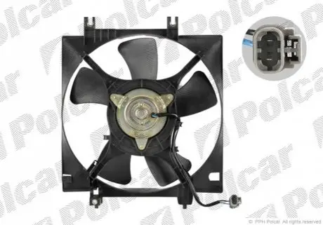 Вентилятор з корпусом / кронштейном Polcar 720823W2