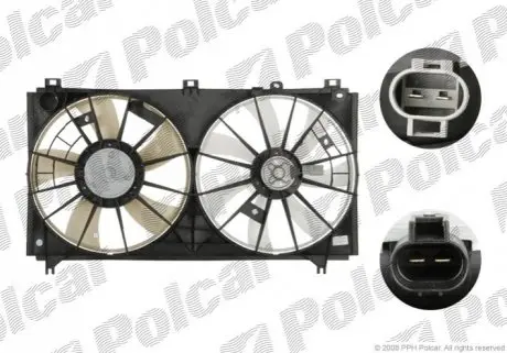 Вентилятор с корпусом / кронштейном Polcar 801123W1