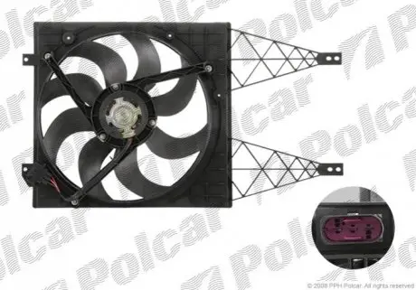 Вентилятор с корпусом / кронштейном Polcar 952523W1-Q