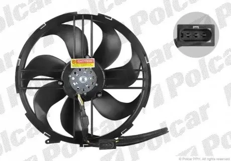 Вентилятор с корпусом / кронштейном Polcar 952523W7