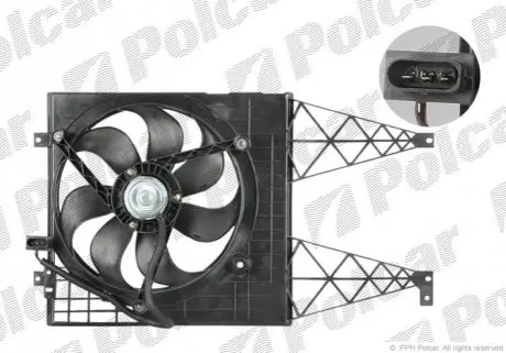 Вентилятор с корпусом / кронштейном Polcar 954123W4