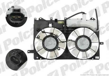 Вентилятор с корпусом / кронштейном Polcar 816223W1