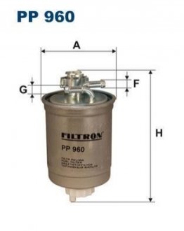 Топливный фильтр FILTRON PP 960 (фото 1)