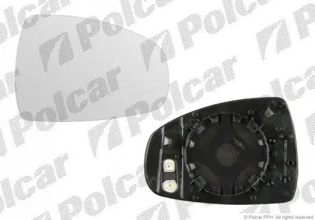 Вставка наружного зеркала правая Polcar 1300554M