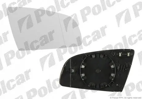 Вставка наружного зеркала правая Polcar 1335551M